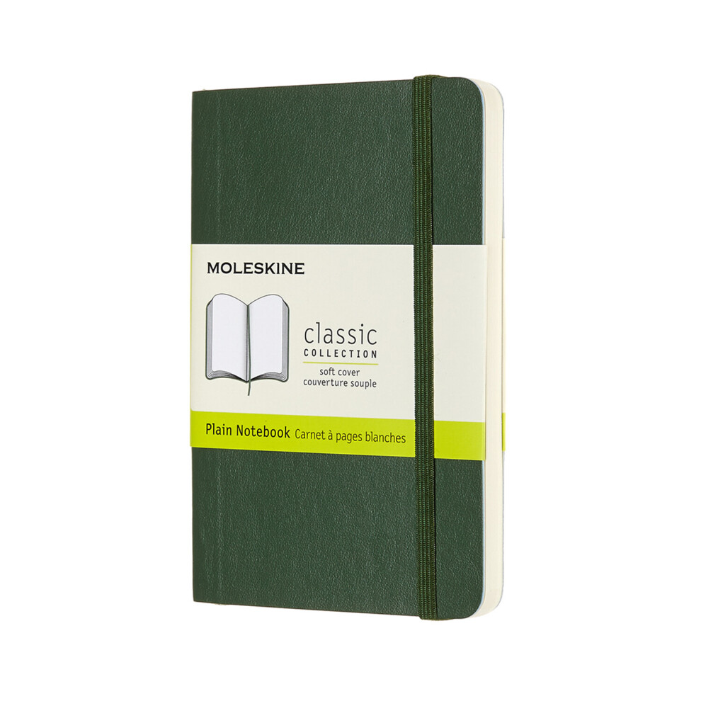 Green Moleskine Pocket Plain Softcover Notebook: Myrtle