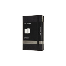 Moleskine PRO Portfolio, Capa Dura, Pocket (3.5" x 5.5") Preto
