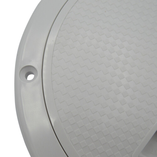 Boat Deck Round Inspection Hatch 6" (Access Panel Cover Water Tight White) 2