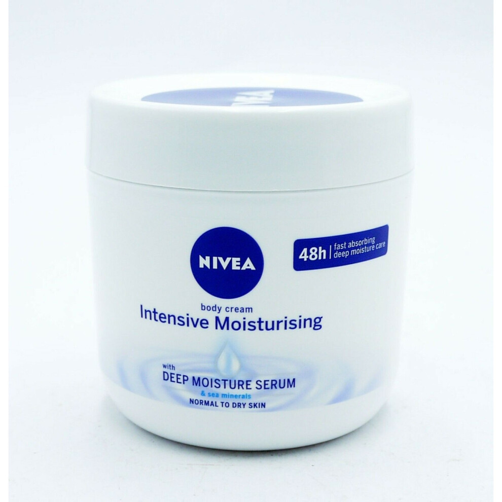 Nivea Body Cream Intensive Moisturizing Fast Absorbing Deep Care 400ml