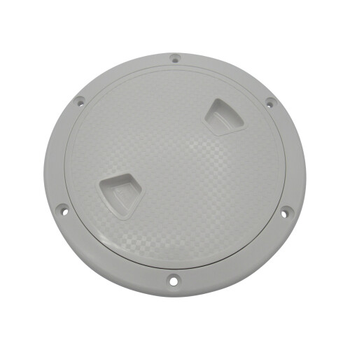 Boat Deck Round Inspection Hatch 6" (Access Panel Cover Water Tight White) 1