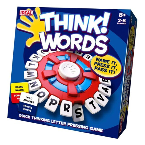 Think Words Quick Thinking Letter Pressing Game Name It Press Pass It