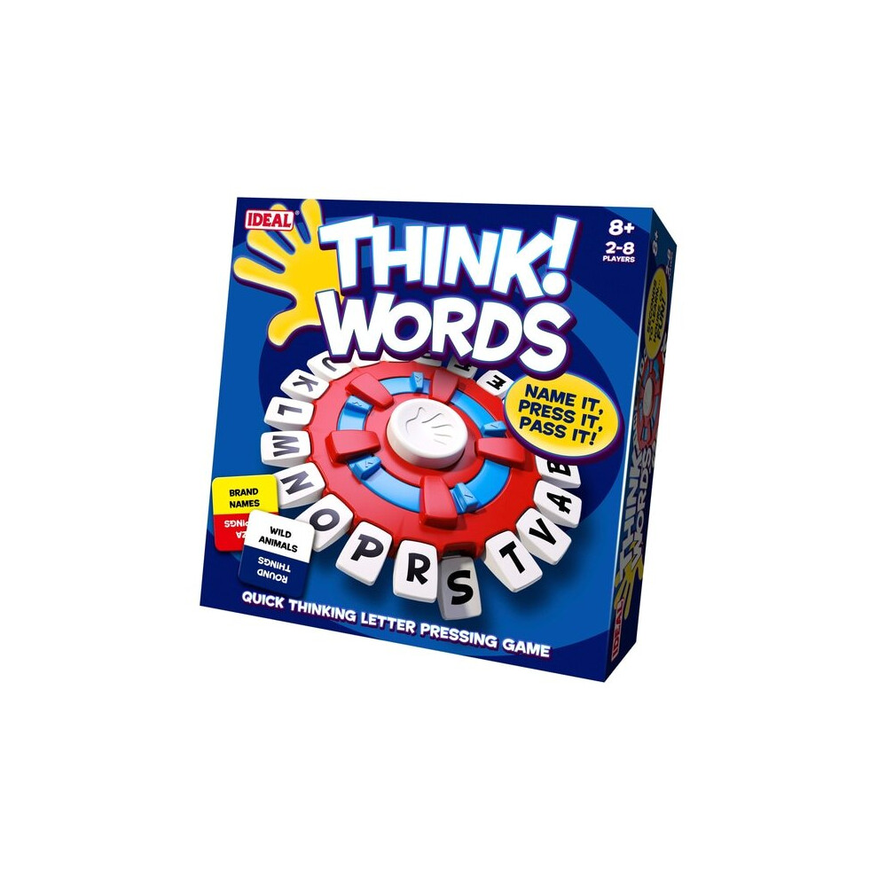 Think Words Quick Thinking Letter Pressing Game Name It Press Pass It