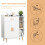 Costway Kitchen Wooden Storage Cabinet Shelves Free Standing Cupboard 8