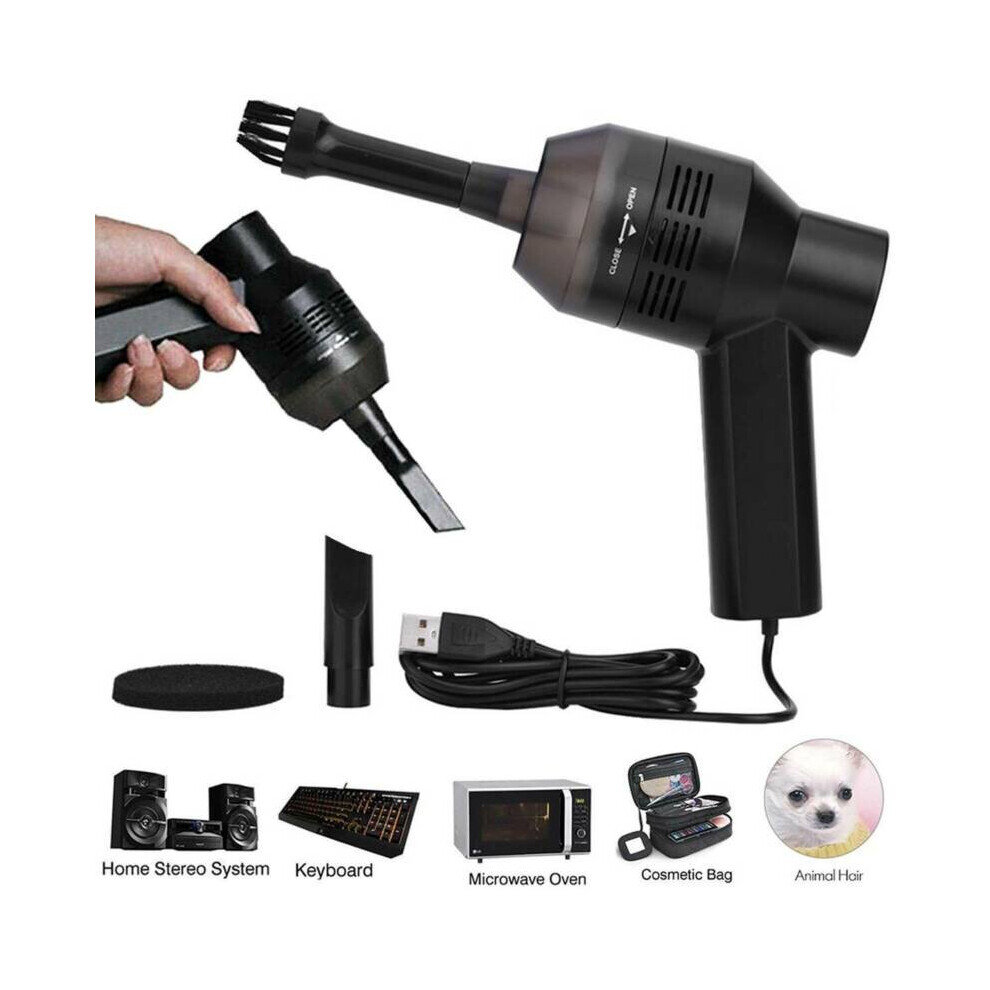 USB Mini Vacuum Cleaner Dust Cleaning Kits Laptop Desktop PC Computer Handheld