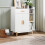 Costway Kitchen Wooden Storage Cabinet Shelves Free Standing Cupboard 2
