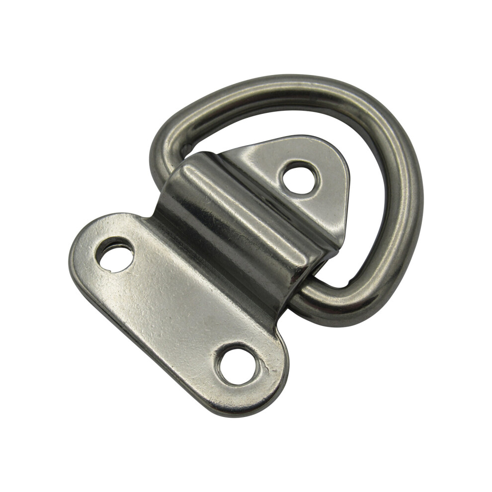 Securefix Direct Stainless Steel Pad Eye Marine Plate 8Mm (Heavy Duty Marine Folding)