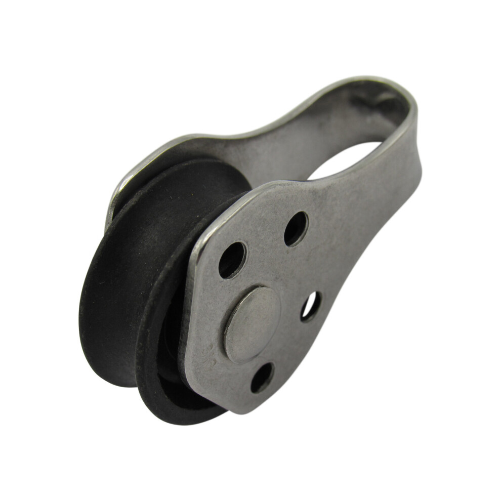 Stainless Steel Pulley Block With Nylon Sheave 25Mm (Wheel Hoist Fix) 701017779544
