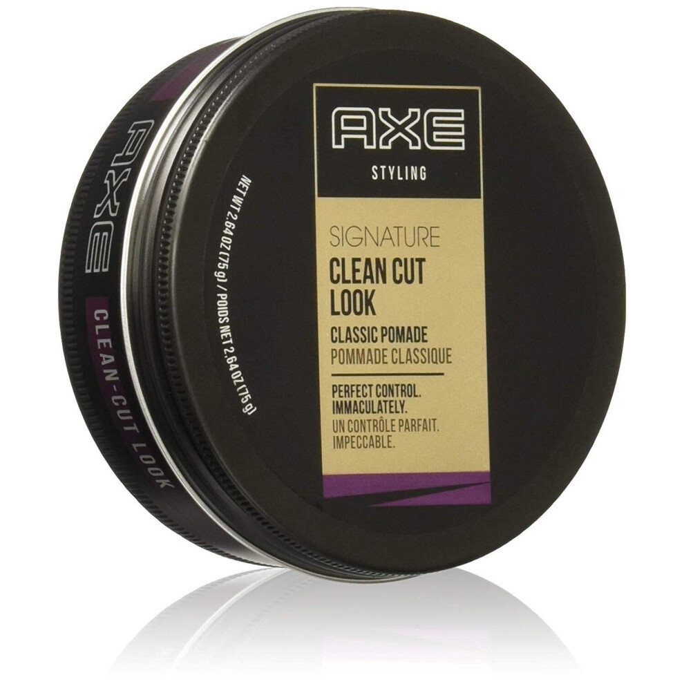 AXE Clean Cut Look Hair Pomade Classic 2.64 oz (Pack of 4)