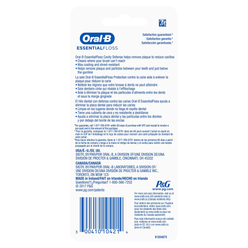 Oral-B Oral-B, Essential Floss Value Pack, Mint, 2 Pack, 54.6 yd (50 m) Each 1