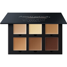 ?stetica kosmetik fl?de kontur og fremh?velse af makeup -kit - Contouring FoundationConcealer Palette - Vegansk grusomhed Fre