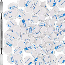 Sumind 101 Stuks Metaal Stickers voor Oogschaduw Palette Set met Depotting Tool