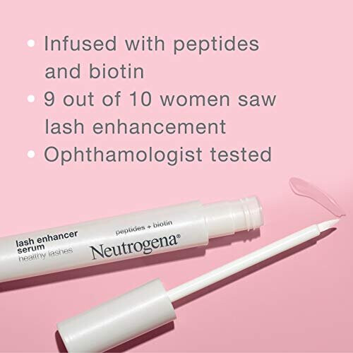Neutrogena Neutrogena Healthy Lashes Ορός Ενίσχυσης Βλεφαρίδων με Βιοτίνη & Πεπτίδια, 0.08 o 2