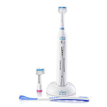 Triple Bristle Best Sonic Electric Toothbrush - Whiter Teeth & Brighter Smile - Rechargeable 31,000 VPM Tooth Brush is Unique & Patented 3 Brush Head