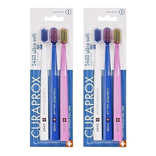 Curaprox Curaprox 5460 Ultrasoft Toothbrush, 6 Pack 1