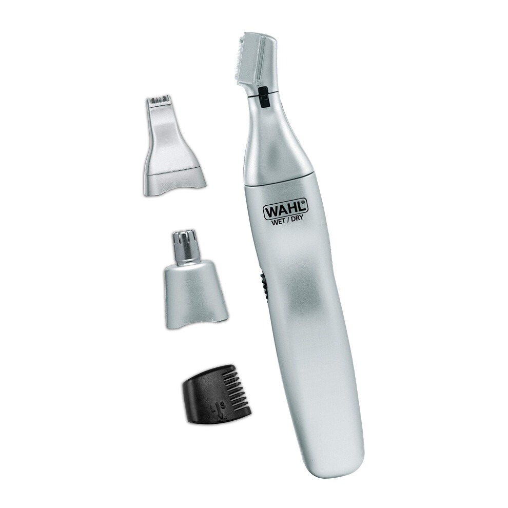 Wahl Ear, Nose, & Brow Trimmer Clipper Â Painless Eyebrow & Facial Hair Trimmer For Men & Women, Battery Includedâ¦
