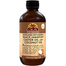 Okay Pure Naturals, Aceite de Cabello Natural, Extra Oscuro, 4 fl oz (118 ml)