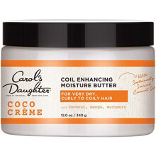 Curly Hair Products by Carol's Daughter, Coco Creme Coil Enhancing Moisture Butter For Very Dry Hair, with Coconut Oil and Mango Butter, Paraben Free