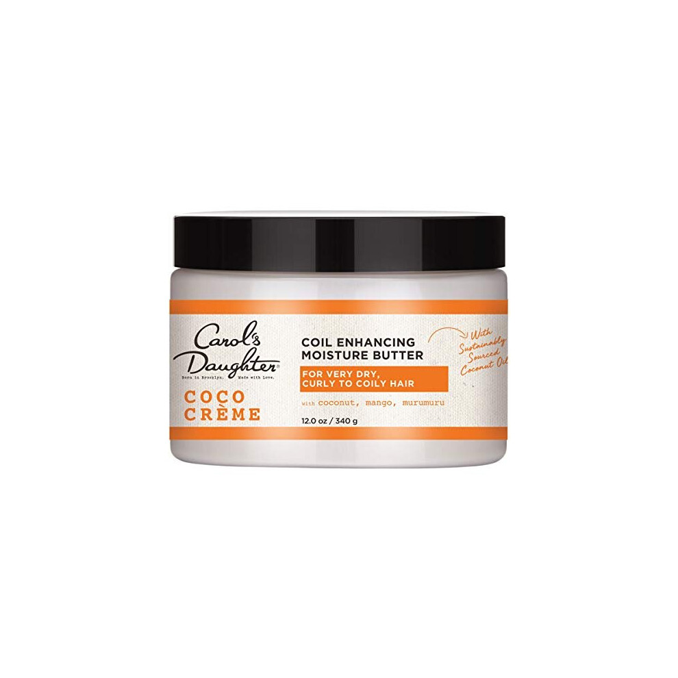 Curly Hair Products by Carol's Daughter, Coco Creme Coil Enhancing Moisture Butter For Very Dry Hair, with Coconut Oil and Mango Butter, Paraben Free