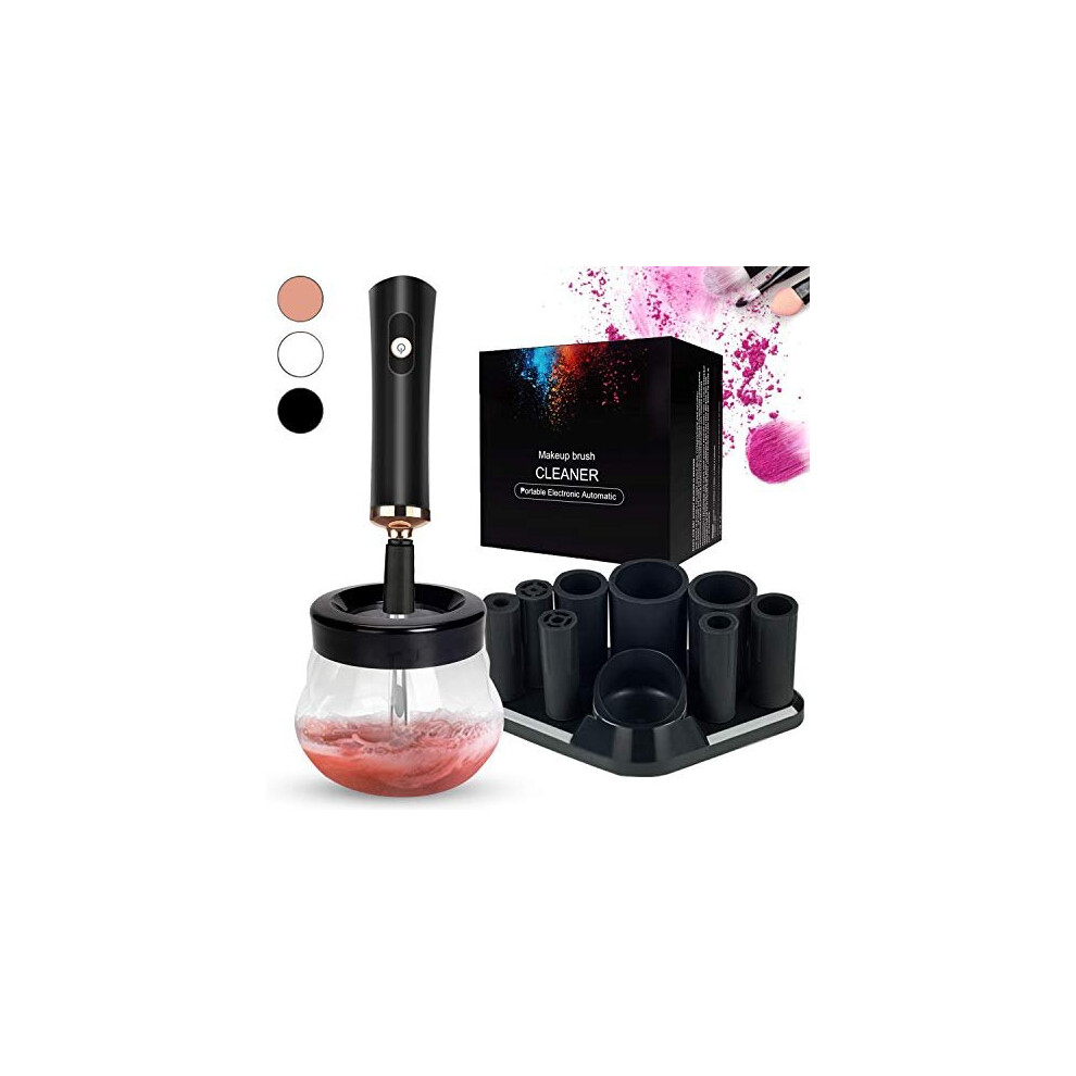 New Pro 2020 Upgraded Electric Makeup Brush Cleaner and Dryer,DOTSOG Automatic Brush Spinner for all brushes,Wash and Dry in Seconds,with 8 Size Rubbe