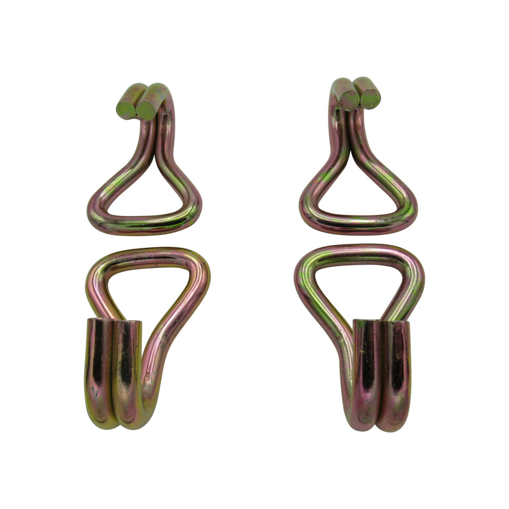 50Mm J Claw Hooks Zinc Plated X4 (5 Ton Lashing Ratchet Load Secure) 600988490673