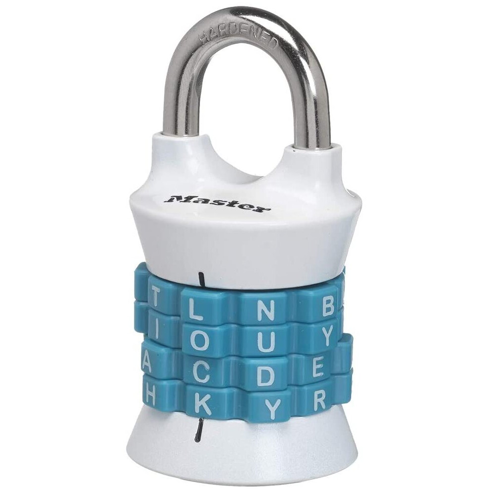 Master Lock 1535DWD Locker Lock Set Your Own Word Combination Padlock