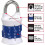 Master Lock Master Lock 1535DWD Locker Lock Set Your Own Word Combination Padlock 8