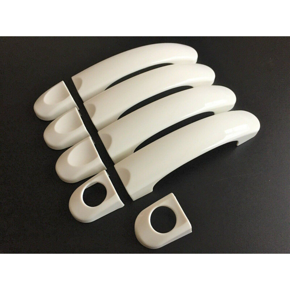 Autocc Gloss 4 Door Handle Covers Fits Vw Transporter T5 T6 Caravelle White