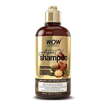 WOW Moroccan Argan Oil Shampoo With DHT Blockers - Boost Fast Hair Growth, Reduce Frizz, Hair Loss - Clean Scalp, Stronger Hair - For Soft & Smooth Ha