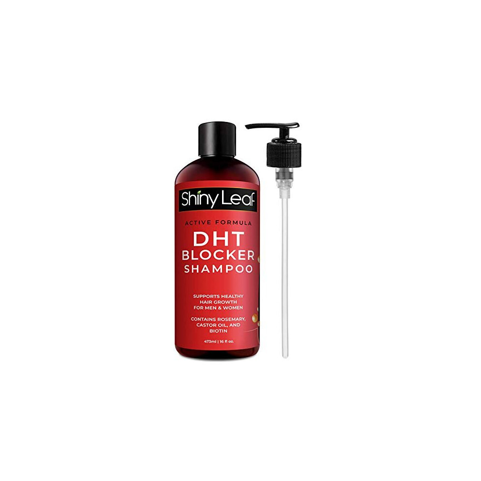 DHT Blocker Anti-Hair Loss Shampoo With Biotin, for Men & Women, Sulfate Free, Natural DHT Blocking Shampoo for Hair Growth, For Thinning Hair, Hair F