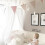 (White) Kids' Bed Canopy | Bedroom Play Tent 3