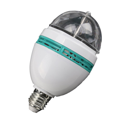 (E27) 3W Colorful Rotating Stage RGB LED Disco
