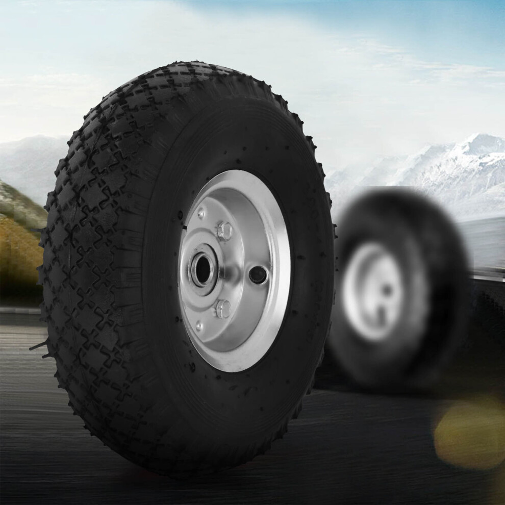 10" Pneumatic Sack Truck Trolley Wheel Barrow Tyres Wheels