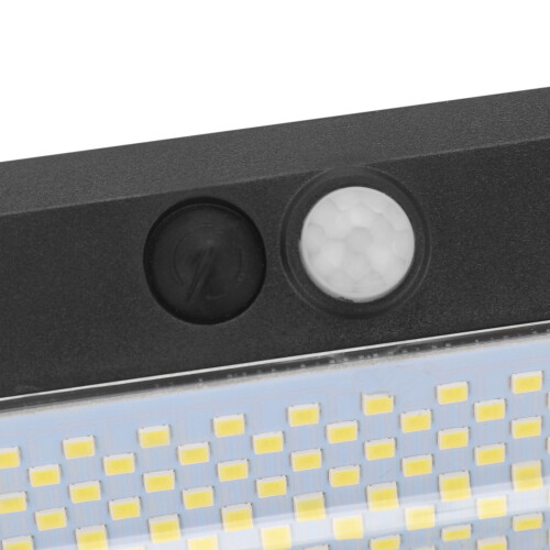LED Solar Powered PIR Motion Sensor Garden Wall Light Security Flood 2