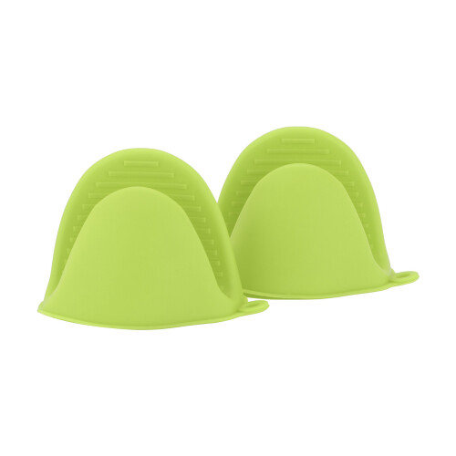 (green) Holder Silicone Mitt Gloves Heat Resistant