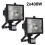 Garden Security Light With Pir Motion Sensor 400W Halogen Floodlight 2