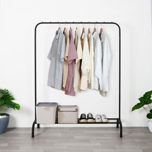 Black Heavy Duty Clothes Rail | Garment Display Stand on OnBuy