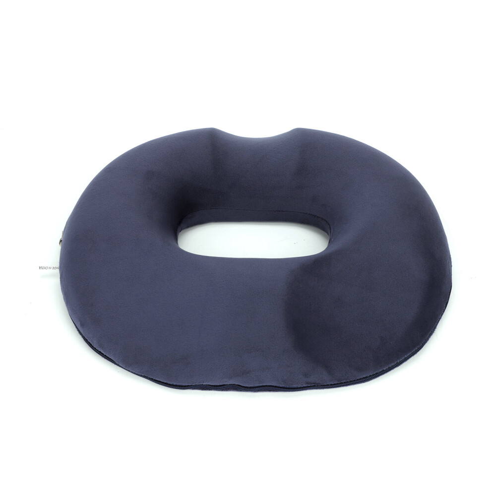 (Blue) Seat Memory Foam Cushion Relief Pillow