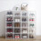 6X Plastic Shoe Storage Boxes Stackable Foldable Organiser Duarble 5