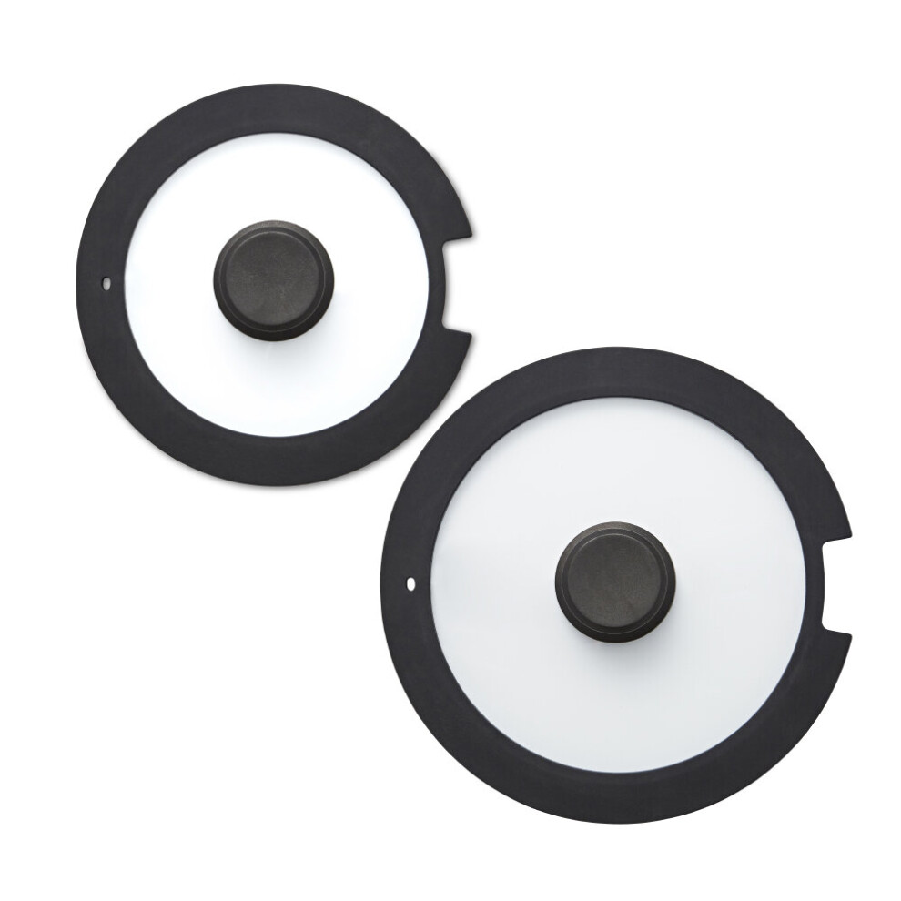 Tower Freedom T800206 2 Piece 24/28cm Silicone Glass Lids