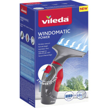 Vileda Windomatic Power Window Vac Black / Red 153233
