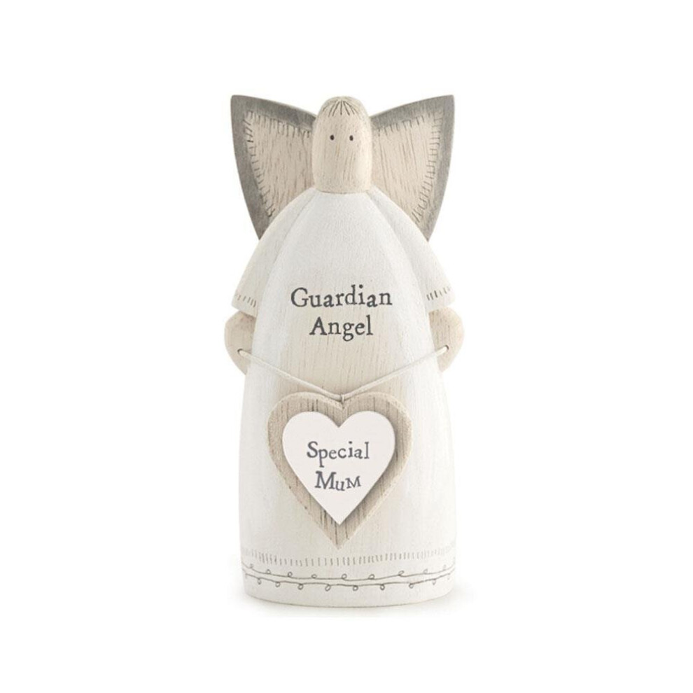 East Of India Special Mum Guardian Angel Wooden Decoration