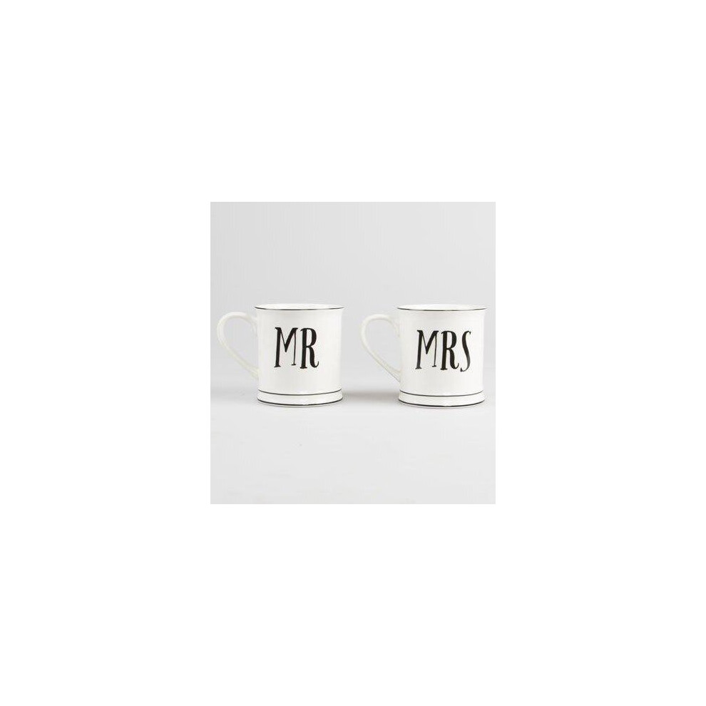 Sass & Belle Mr & Mrs Mug Set