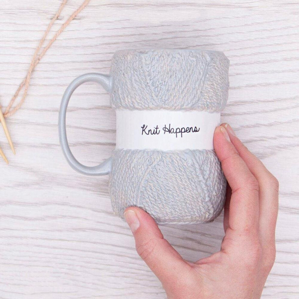 'Knit Happens' Knitting Mug - Knitting Gifts For Her