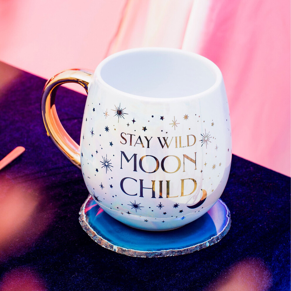 Celestial Moon Child Ceramic Mug