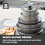 Tower Tower Freedom T800200 13 Piece Cookware Set, Detachable Handles, Graphite 6