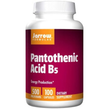 Jarrow Formulas, Kwas Pantotenowy B5, 100 Veggie Tabletek