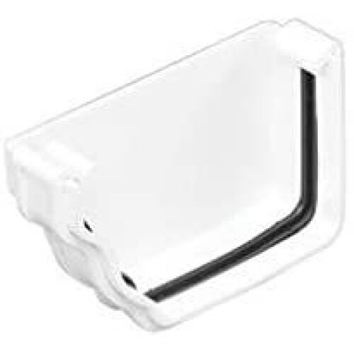 Marley Classic External Stopend (Left Hand) RCE51 White for Ogee Style