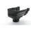 Marley Classic Stopend Outlet (Left Hand) RCO51 Black for Ogee Style 1
