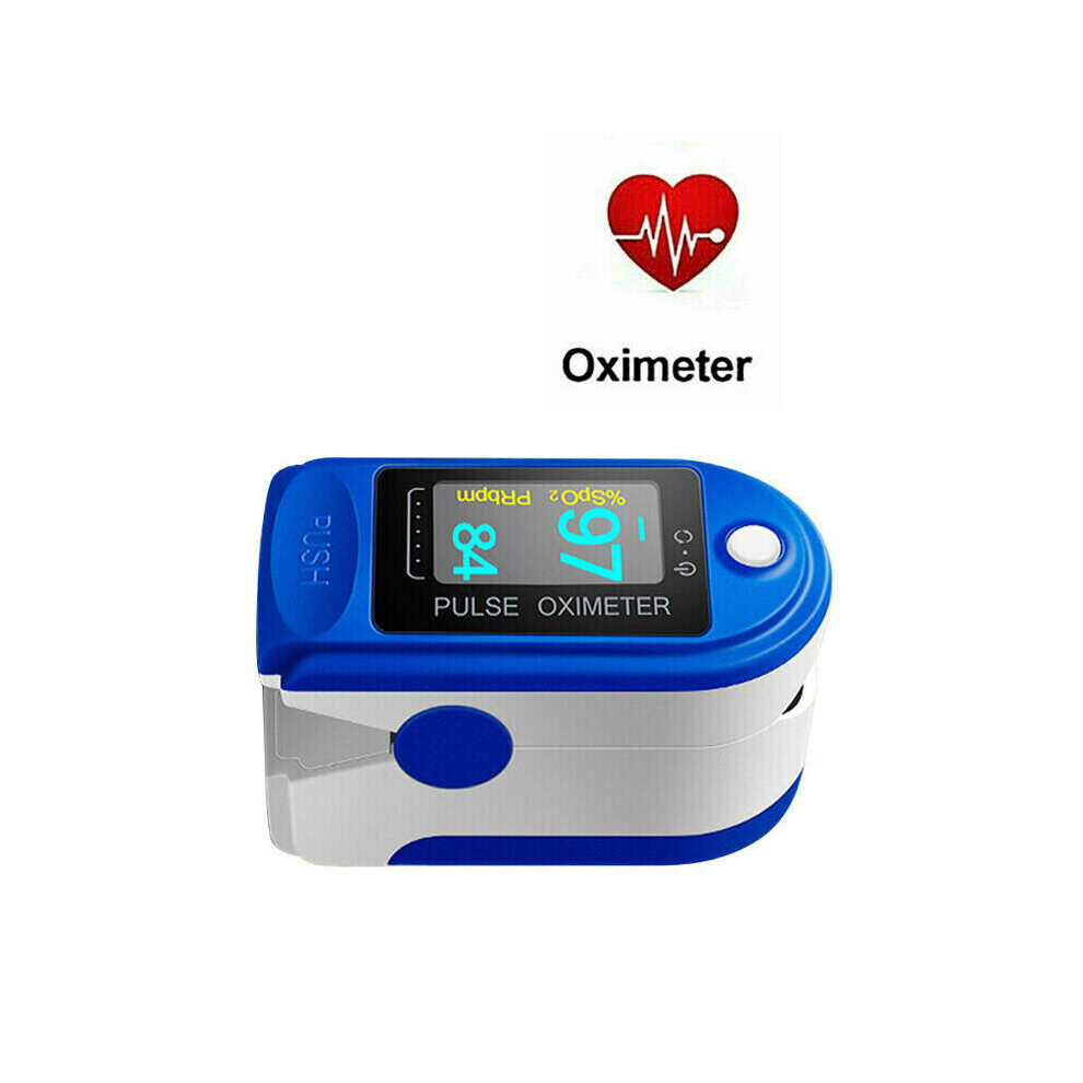 Display Fingertip Pulse Oximeter Oxygen Saturation Level Meter Blood Monitor